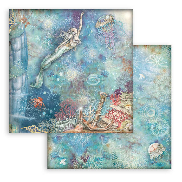 Stamperia Songs Of The Sea 12" x 12" Scrapbooking Paper Pad