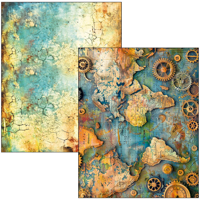 Ciao Bella Past Time A4 Maxi Mixed Media Book