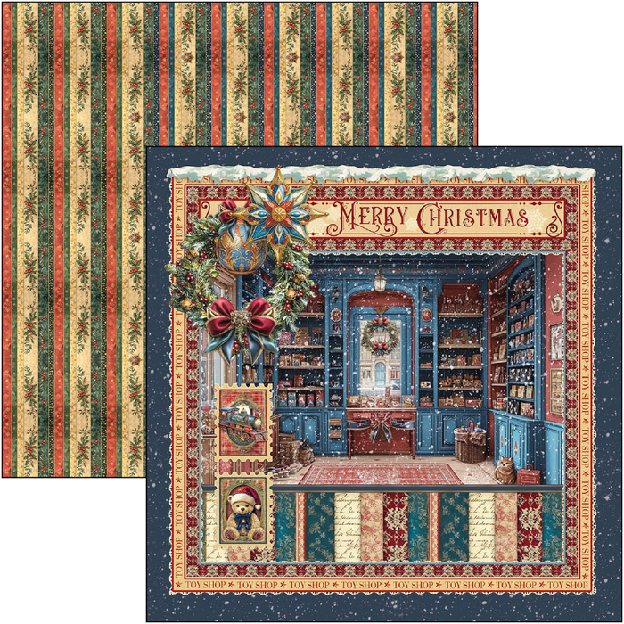 Ciao Bella Toy Shop 12" x 12" Scrapbooking Paper Set