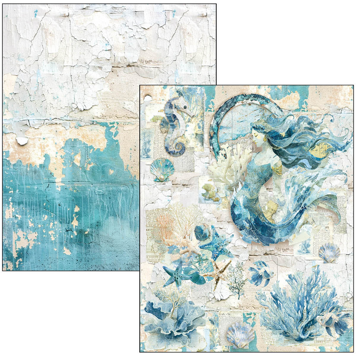 Ciao Bella Paper Edge of the Ocean A4 Maxi Mixed Media Book