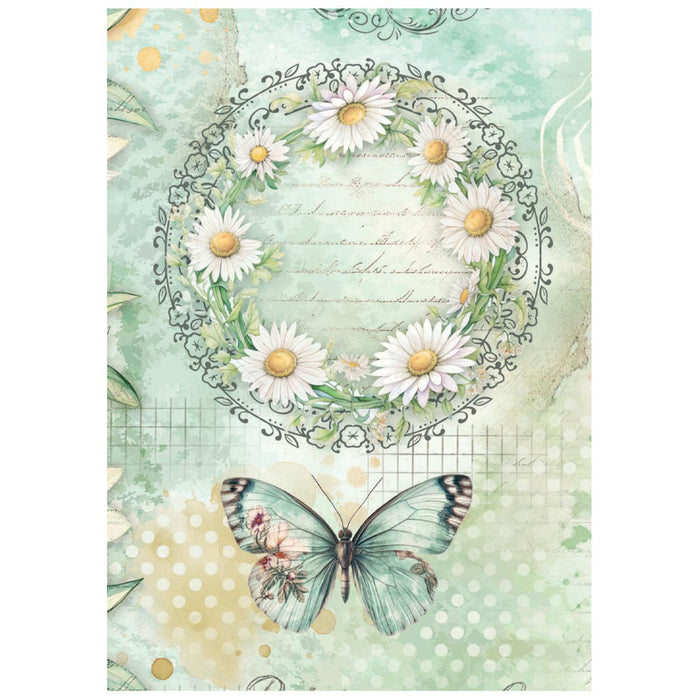 Stamperia Daisy Art A6 Mini Rice Paper Pack