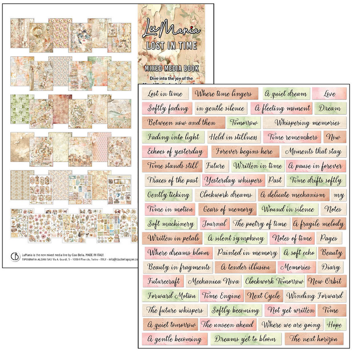 Ciao Bella Paper Lost in Time A4 Maxi Mixed Media Book