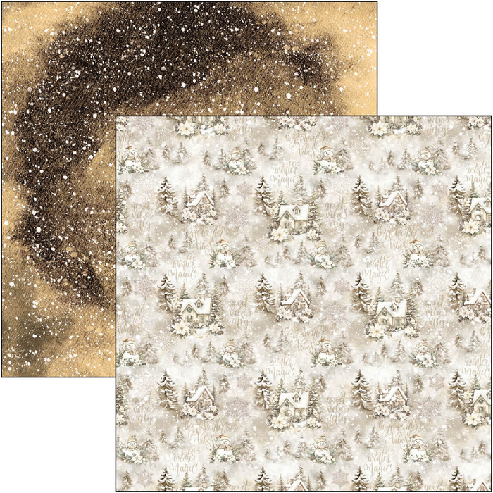 Ciao Bella Paper Winter Season 12" x 12" Scrapbooking Paper Set