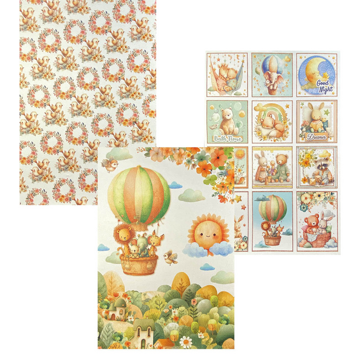 Ciao Bella Lunibloom A4 Deluxe Pearl Paper & Vellum Dual Pack