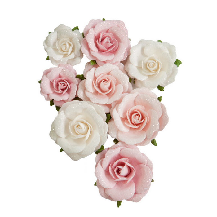 Prima Marketing Sugar Sweet Flowers 8pc