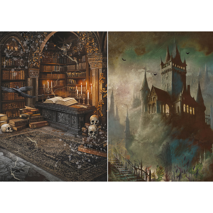 Ciao Bella Dark Academia A5 Mixed Rice Paper 8pc