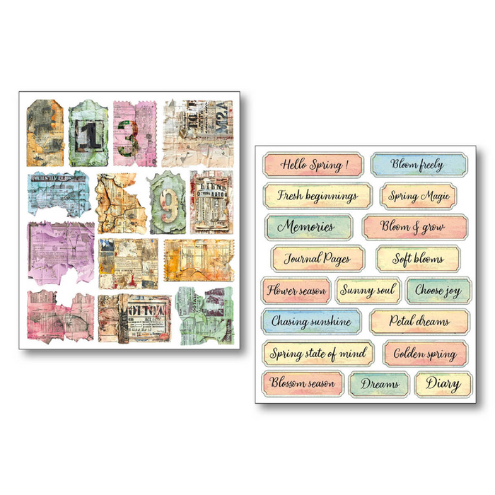 Ciao Bella Paper The Sound Of Spring Sticker Set 10pc