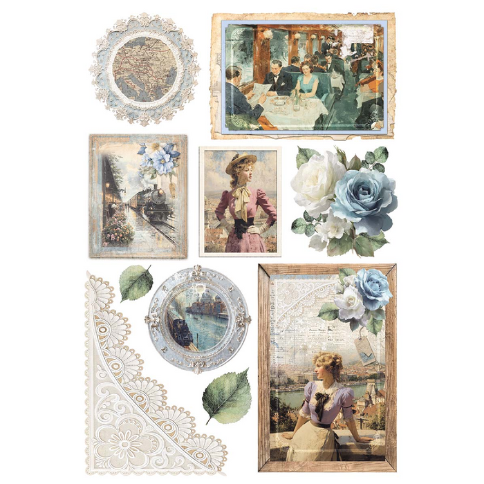 Ciao Bella Eastern Journey A4 Mixed Rice Paper 4pc