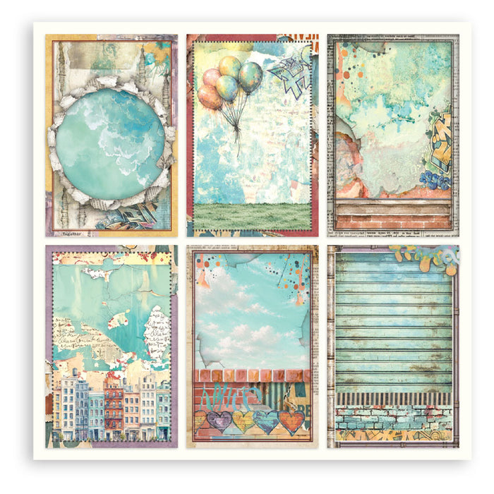 Stamperia Furry Friends 2 12" x 12" Single Faced Maxi Paper Pad