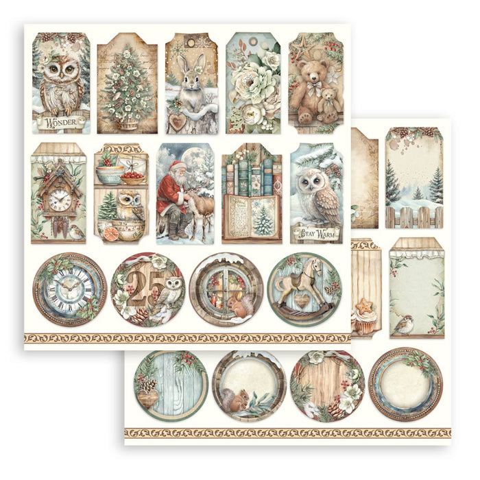 Stamperia The Owl's House 12" x 12" Scrapbooking Paper Pad