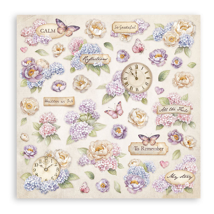 Stamperia Quiet Days 8" x 8" Scrapbooking Paper Pad