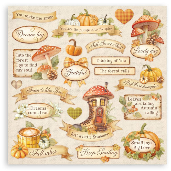 Stamperia Whispering Woods 12" x 12" Scrapbooking Paper Pad