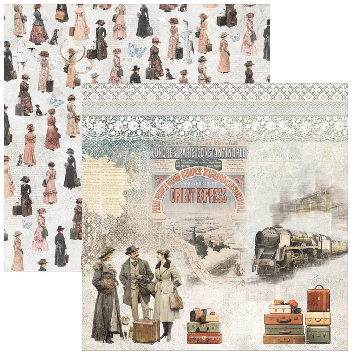 Ciao Bella Eastern Journey 12" x 12" Scrapbooking Paper Set