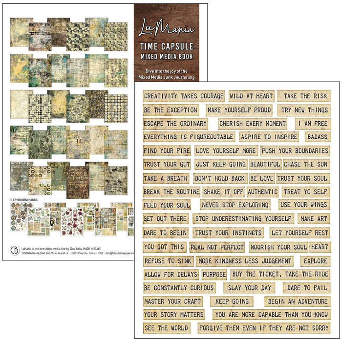 Ciao Bella Time Capsule A4 Maxi Mixed Media Book