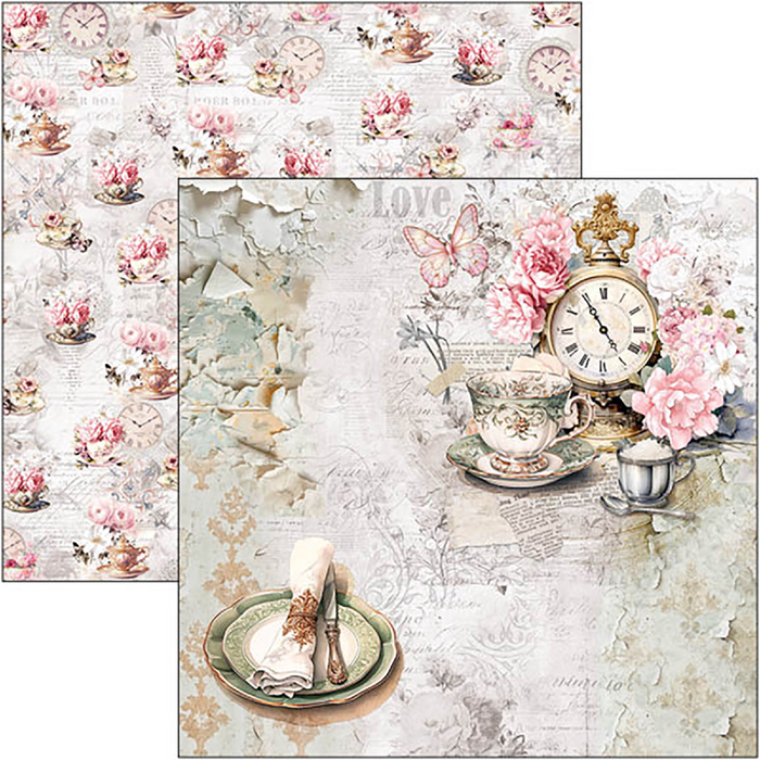 Ciao Bella Timeless Memories 8" x 8" Scrapbooking Paper Set