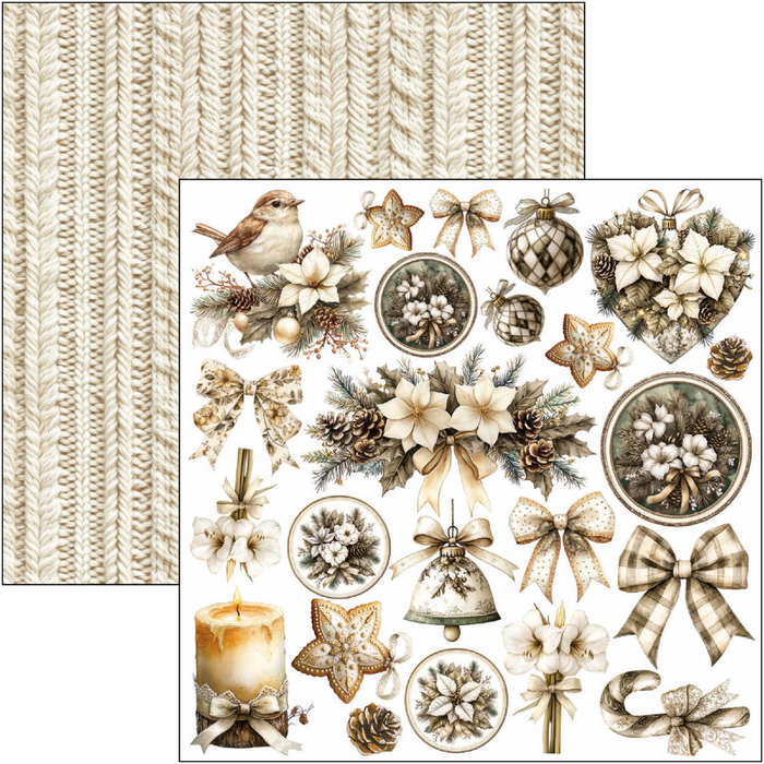 Ciao Bella Winter Season 6" x 6" Fussy Cut Pad