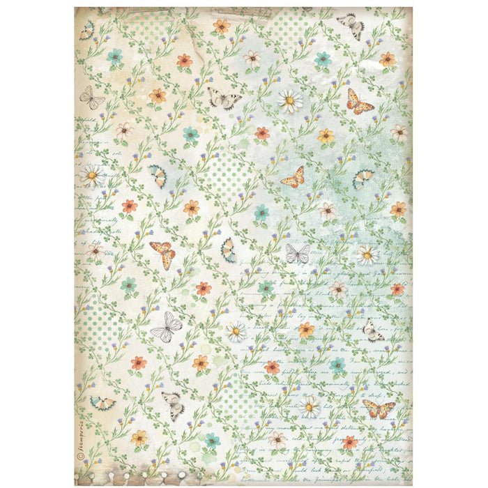 Stamperia Daisy Art A4 Rice Paper Pack