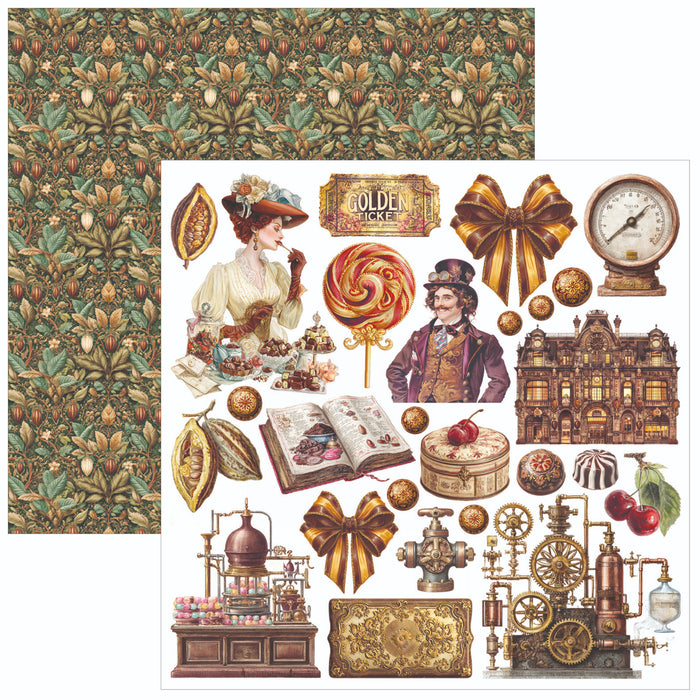 Ciao Bella Paper Chocolate Wanderlust 6" x 6" Fussy Cut Pad