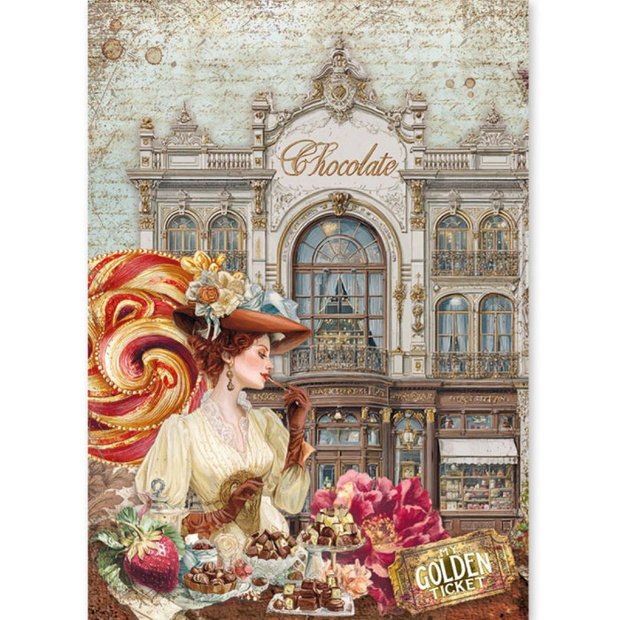Ciao Bella Paper Chocolate Wanderlust A5 Mixed Rice Paper 8pc