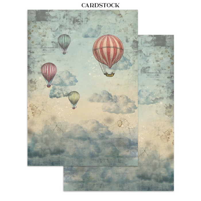 Stamperia Voyages Fantastiques Junk Journal Stickers Cut-outs Backgrounds