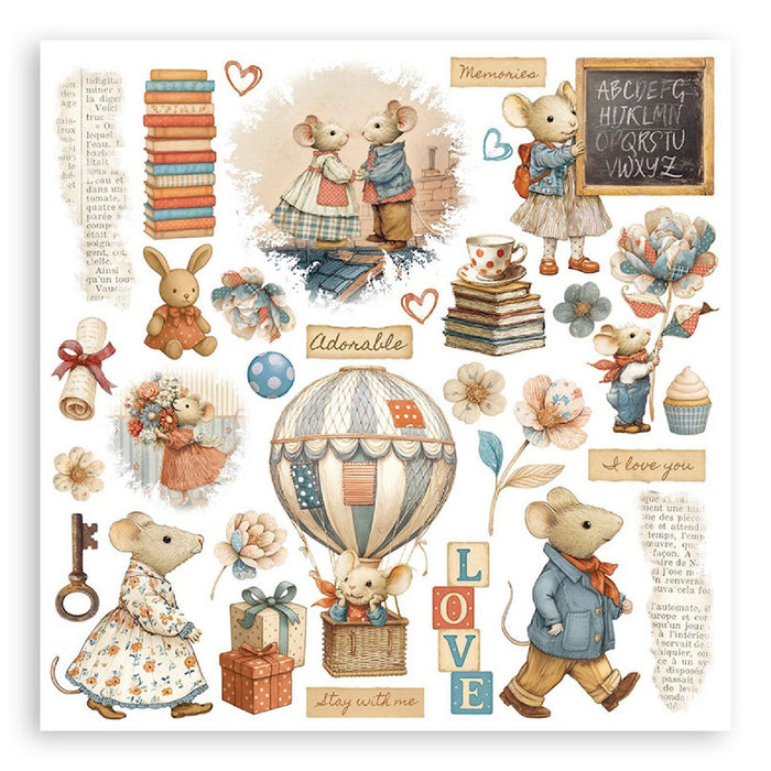 Stamperia Family Rub On Transfers - Assorted Pack