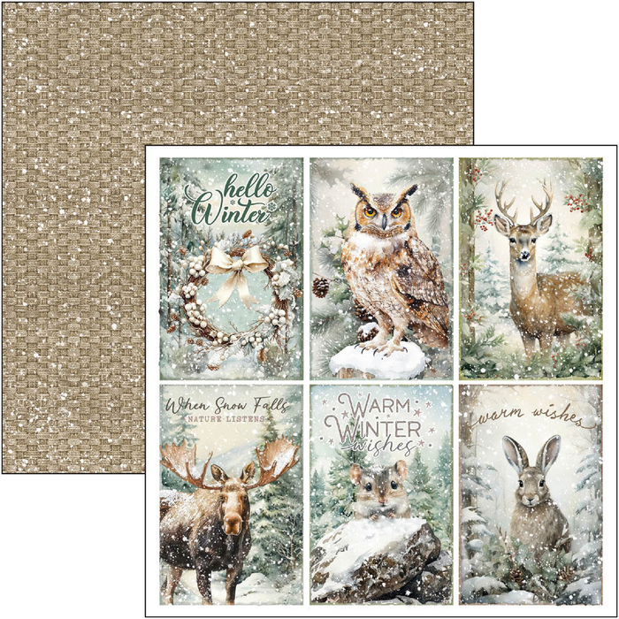 Ciao Bella Forest Tales 8" x 8" Scrapbooking Paper Set