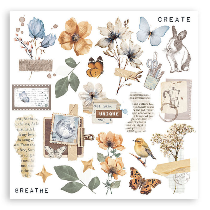 Stamperia Secret Diary Rub On Transfers - Assorted Pack