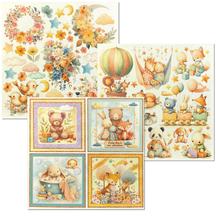 Ciao Bella Lunibloom Deluxe Pearl Paper & Vellum Dual Pack