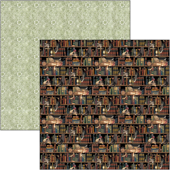 Ciao Bella Book Lovers 8" x 8" Scrapbooking Paper Set