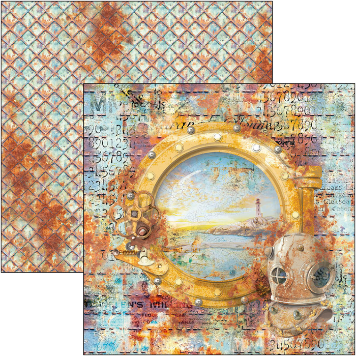 Ciao Bella Coral Reef 8" x 8" Scrapbooking Paper Set