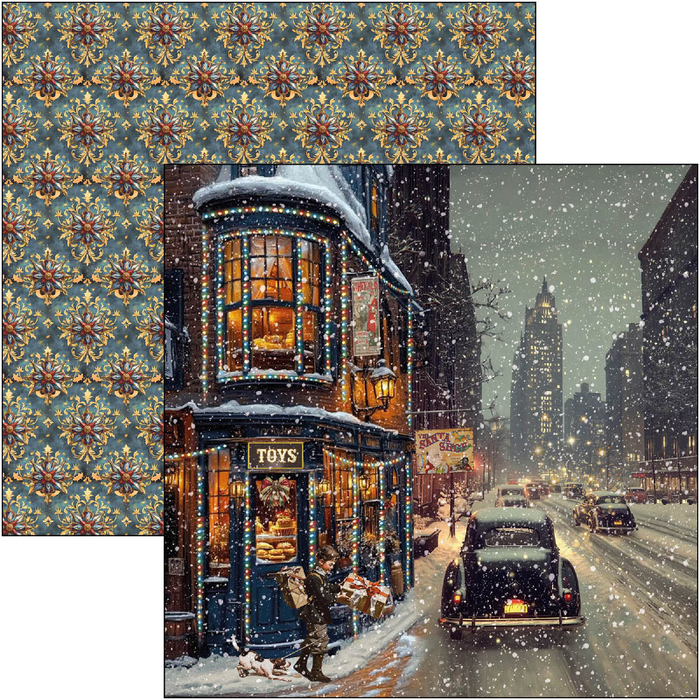 Ciao Bella Toy Shop 12" x 12" Scrapbooking Paper Set