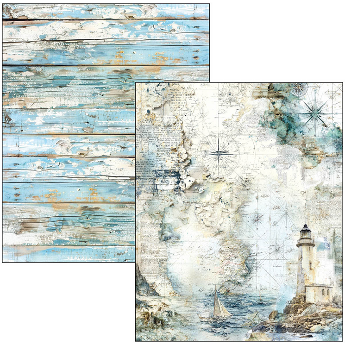 Ciao Bella Paper Edge of the Ocean A4 Maxi Mixed Media Book