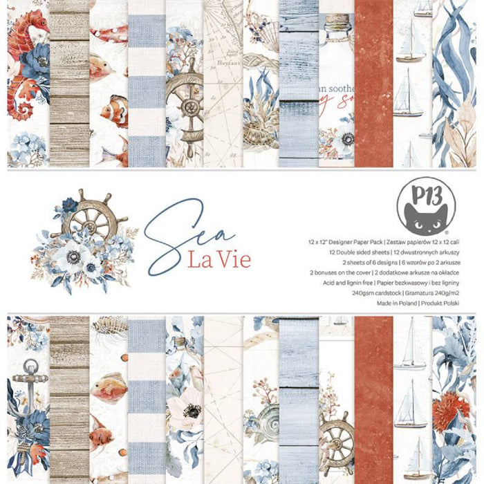P13 Sea La Vie 12" x 12" Paper Pad