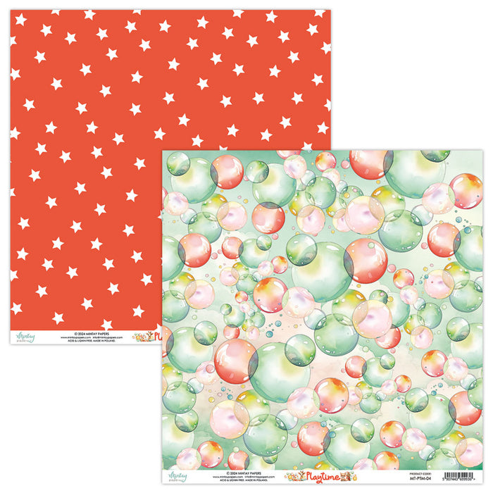 Mintay Playtime 12" x"12 Scrapbooking Paper Set