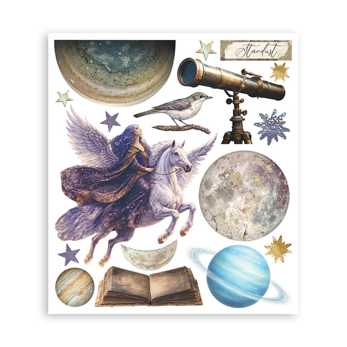 Stamperia Paper Cosmos Infinity Rub On Transfers - Assorted Pack