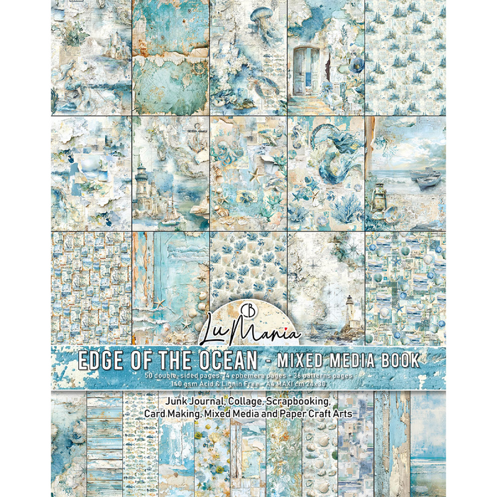 Ciao Bella Paper Edge of the Ocean A4 Maxi Mixed Media Book