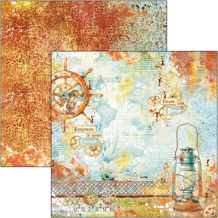 Ciao Bella Coral Reef 8" x 8" Scrapbooking Paper Set