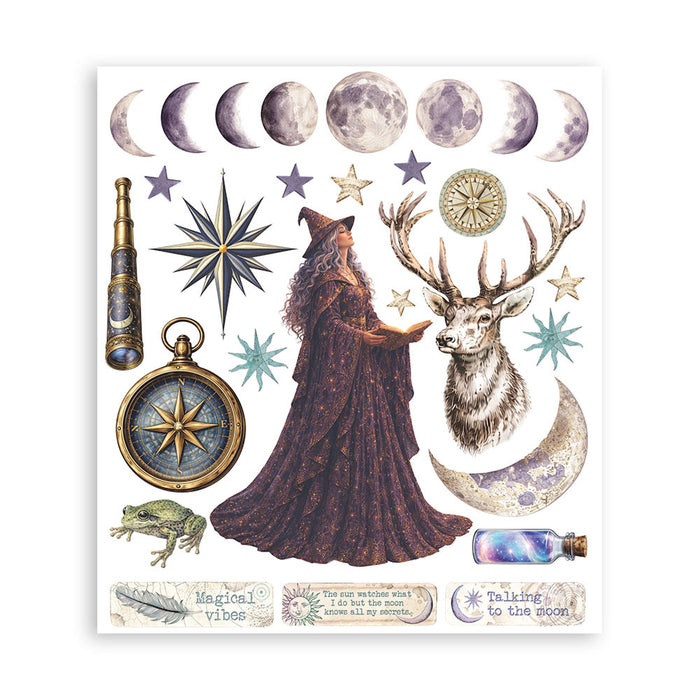 Stamperia Paper Cosmos Infinity Rub On Transfers - Assorted Pack