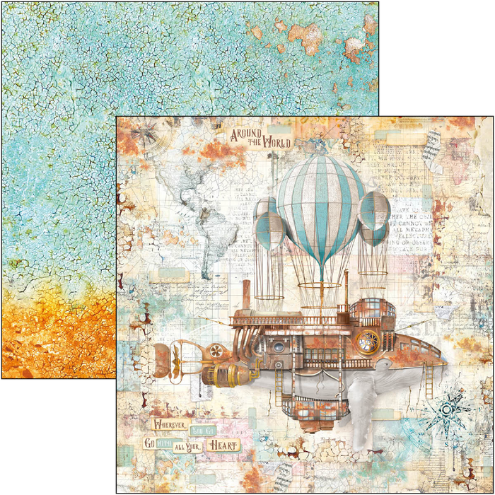 Ciao Bella Coral Reef 8" x 8" Scrapbooking Paper Set