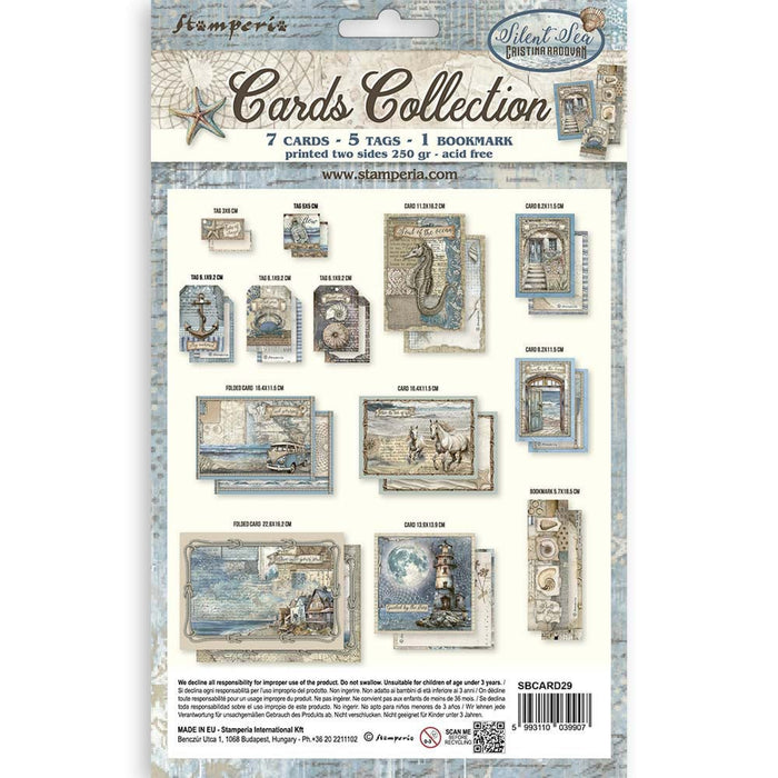 Stamperia Silent Sea Cards & Tags Collection