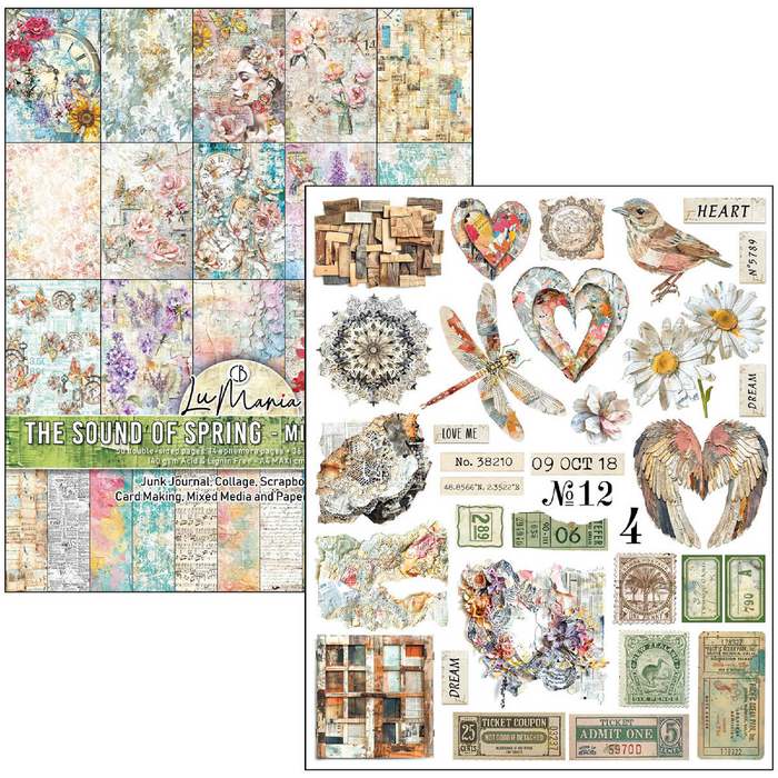 Ciao Bella Paper The Sound Of Spring A4 Maxi Mixed Media Book