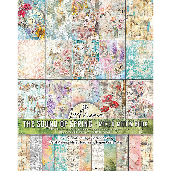 Ciao Bella Paper The Sound Of Spring A4 Maxi Mixed Media Book