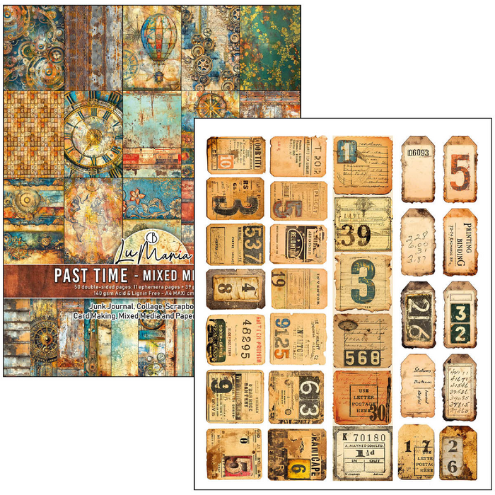 Ciao Bella Past Time A4 Maxi Mixed Media Book