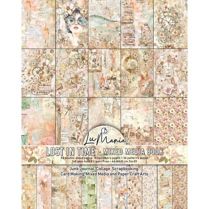 Ciao Bella Paper Lost in Time A4 Maxi Mixed Media Book