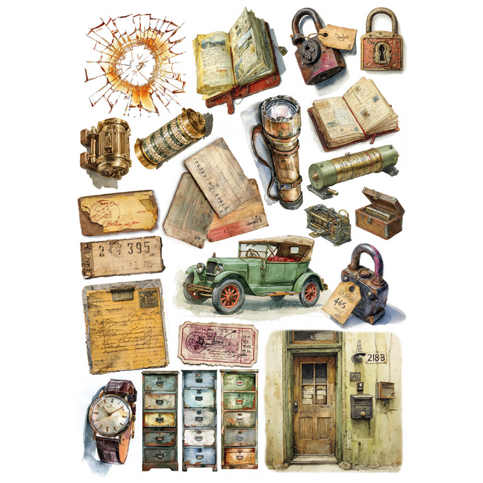 Ciao Bella The Last Mystery A5 Mixed Rice Paper 8pc