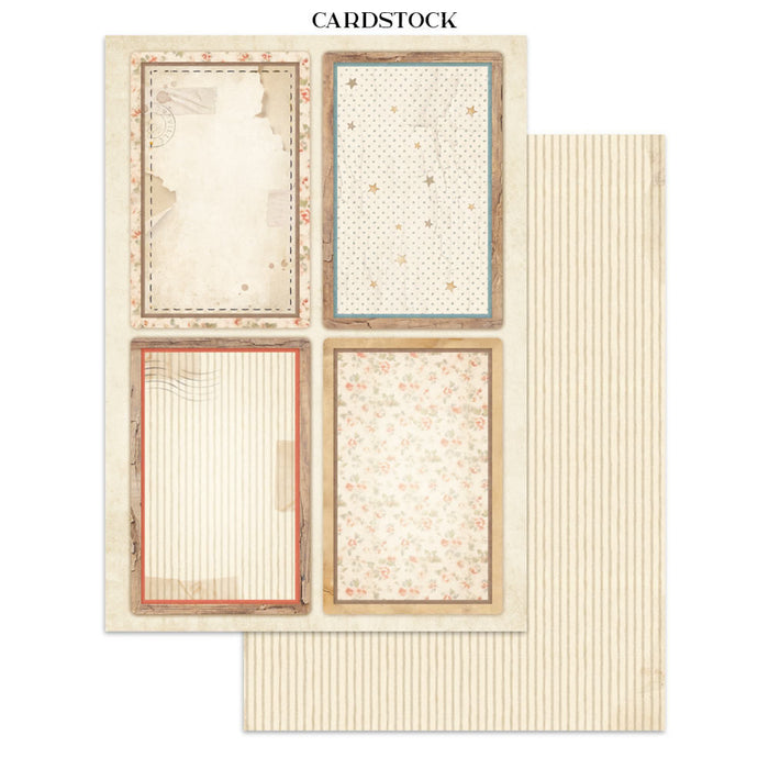 Stamperia Baby Junk Journal Stickers Cut-outs Backgrounds