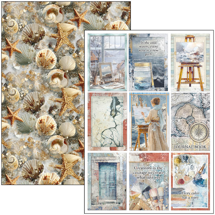 Ciao Bella An Artist Journey A4 Scrapbooking Paper Set
