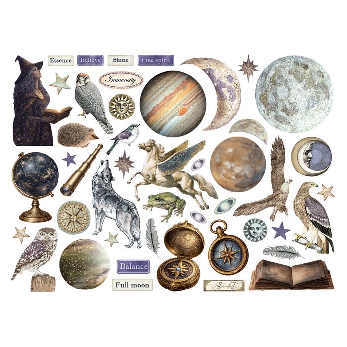 Stamperia Cosmos Infinity Assorted Die Cuts