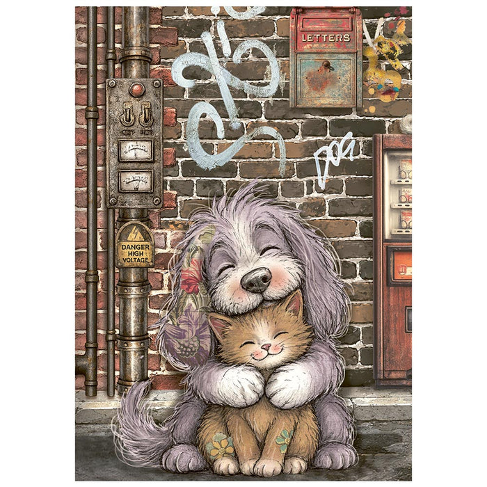 Stamperia Furry Friends 2 A6 Rice Paper Pack
