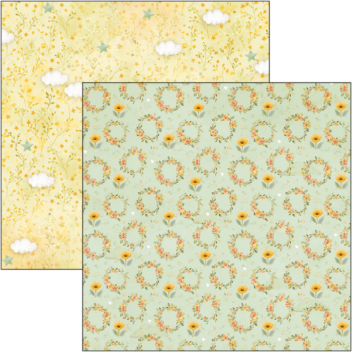 Ciao Bella Lunibloom 12" x 12"Patterns Scrapbooking Paper Set